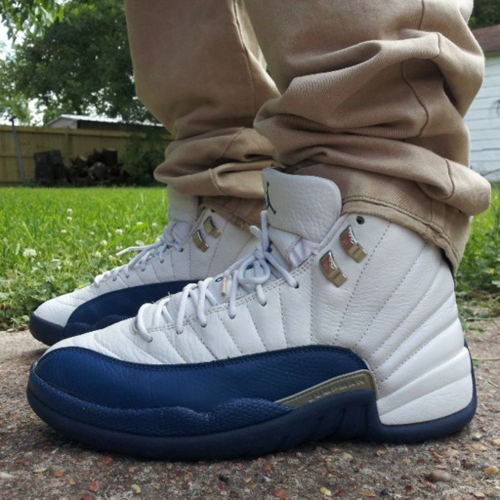 Real lifestyle image of Air Jordan 12