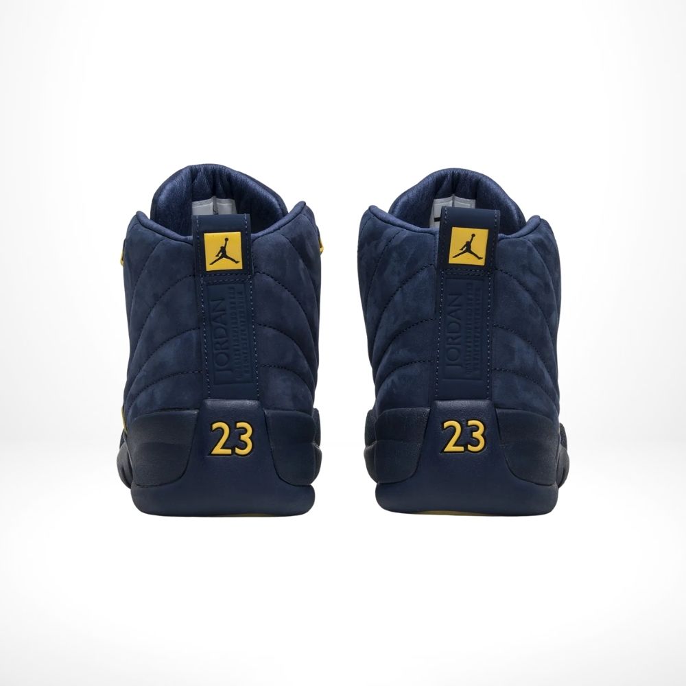 Rear view of the Air Jordan 12
