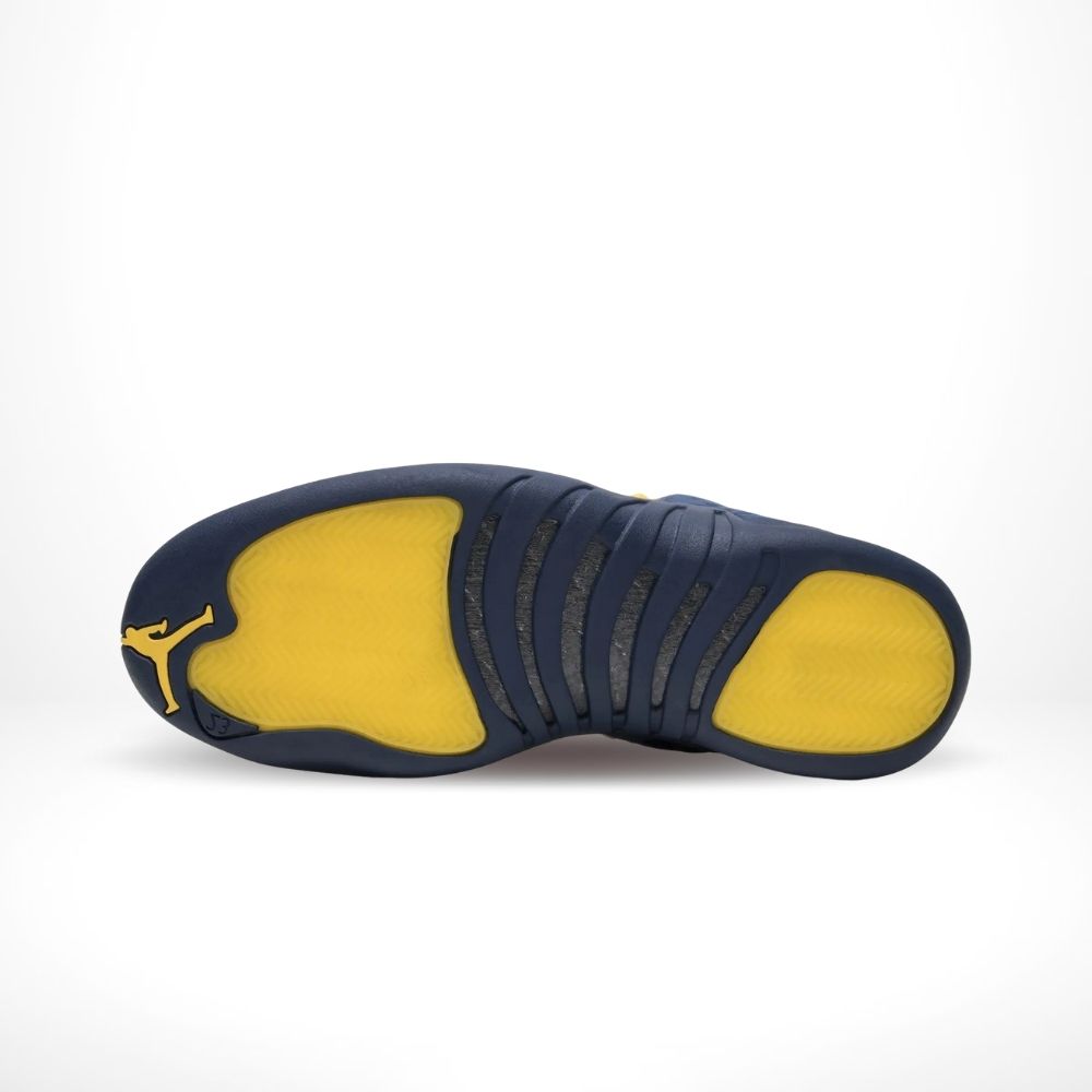 Bottom view of the Air Jordan 12