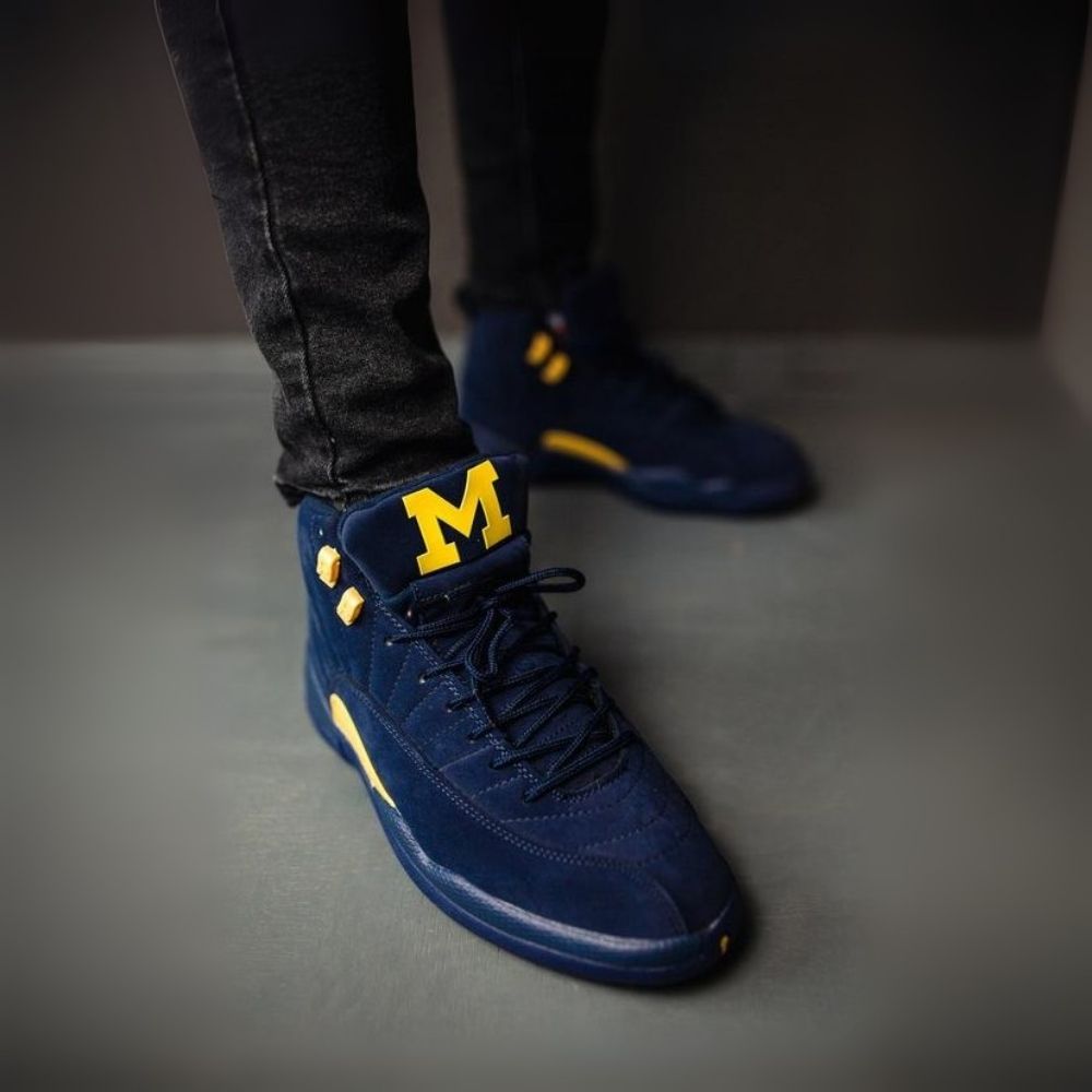 On-foot of the Air Jordan 12