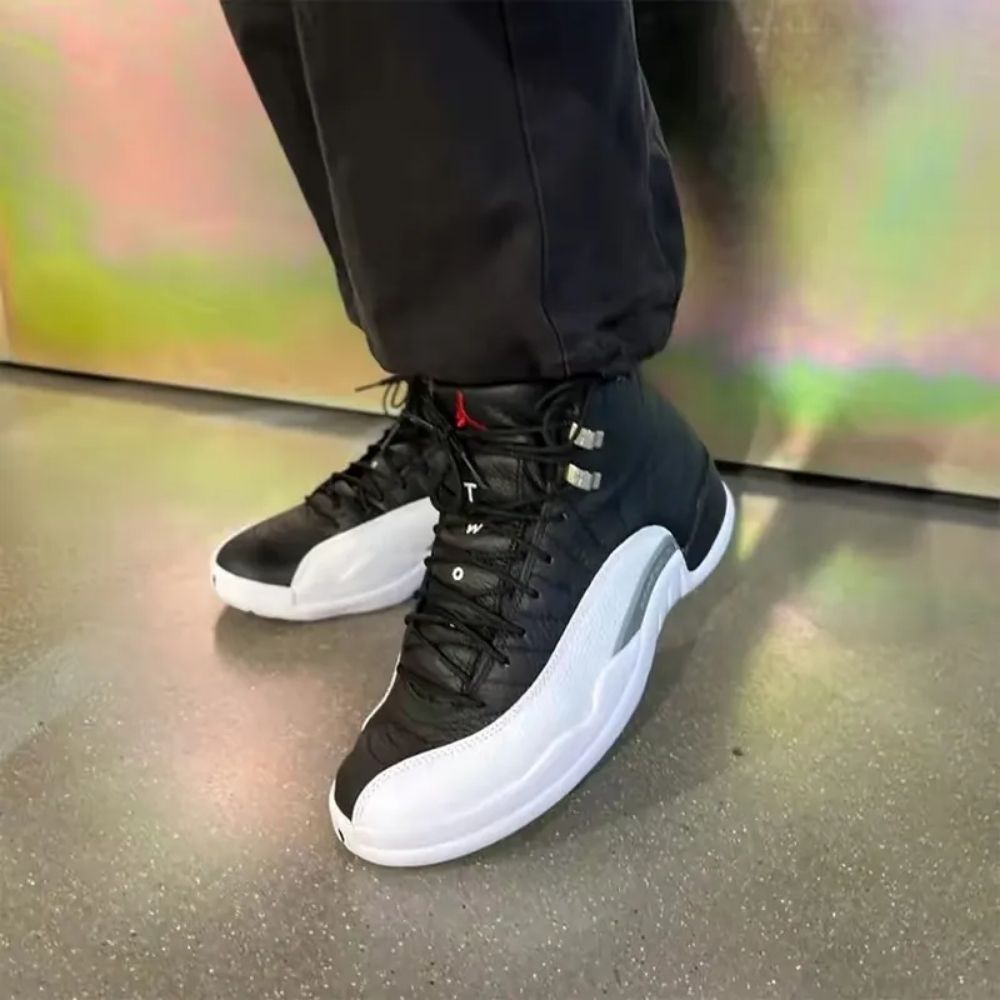 Real lifestyle image of Air Jordan 12