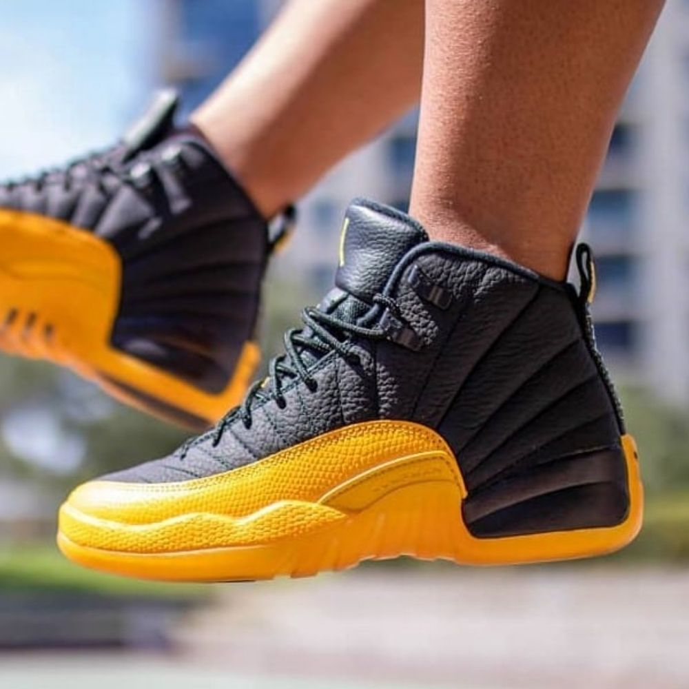 Real lifestyle image of Air Jordan 12