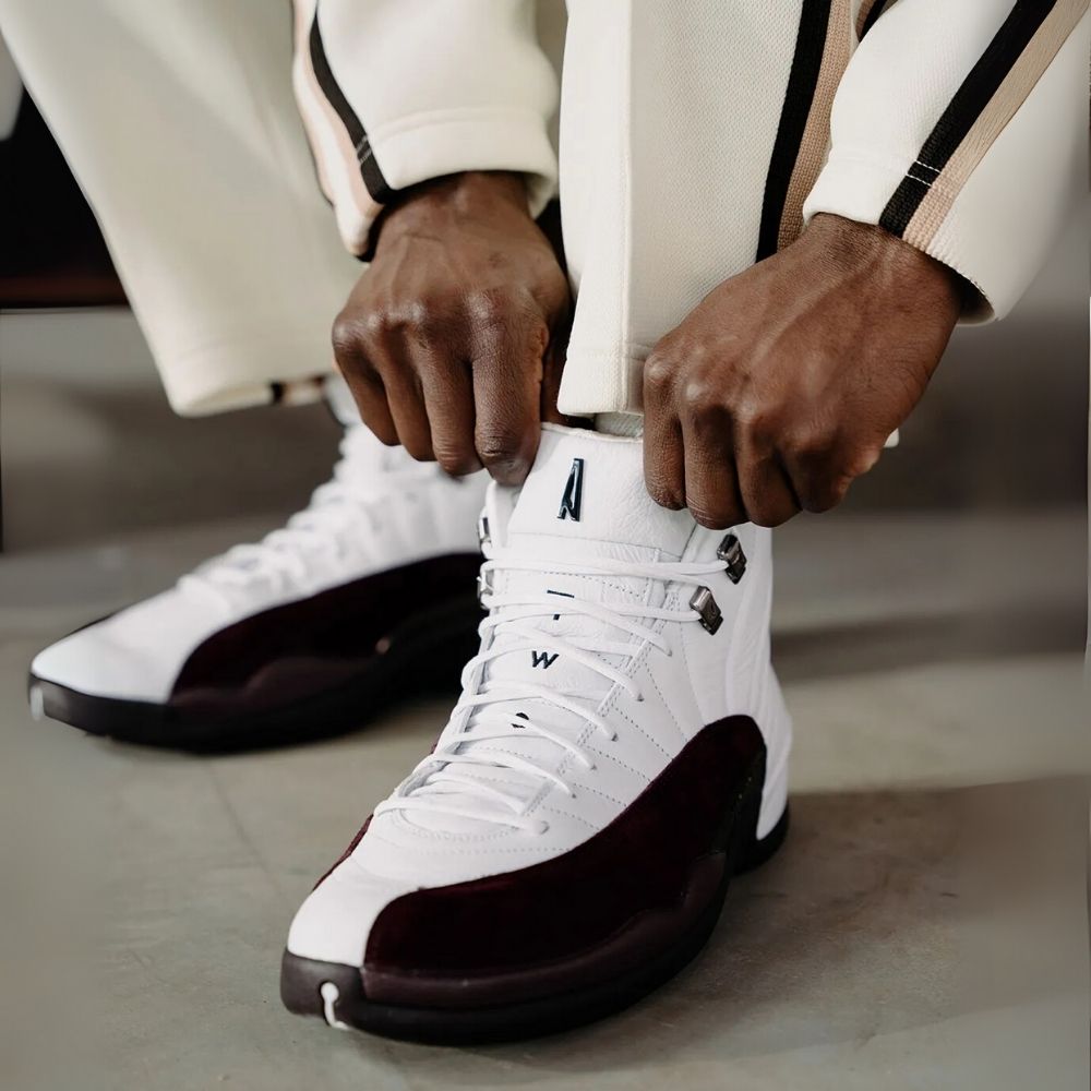 On-foot of the Air Jordan 12