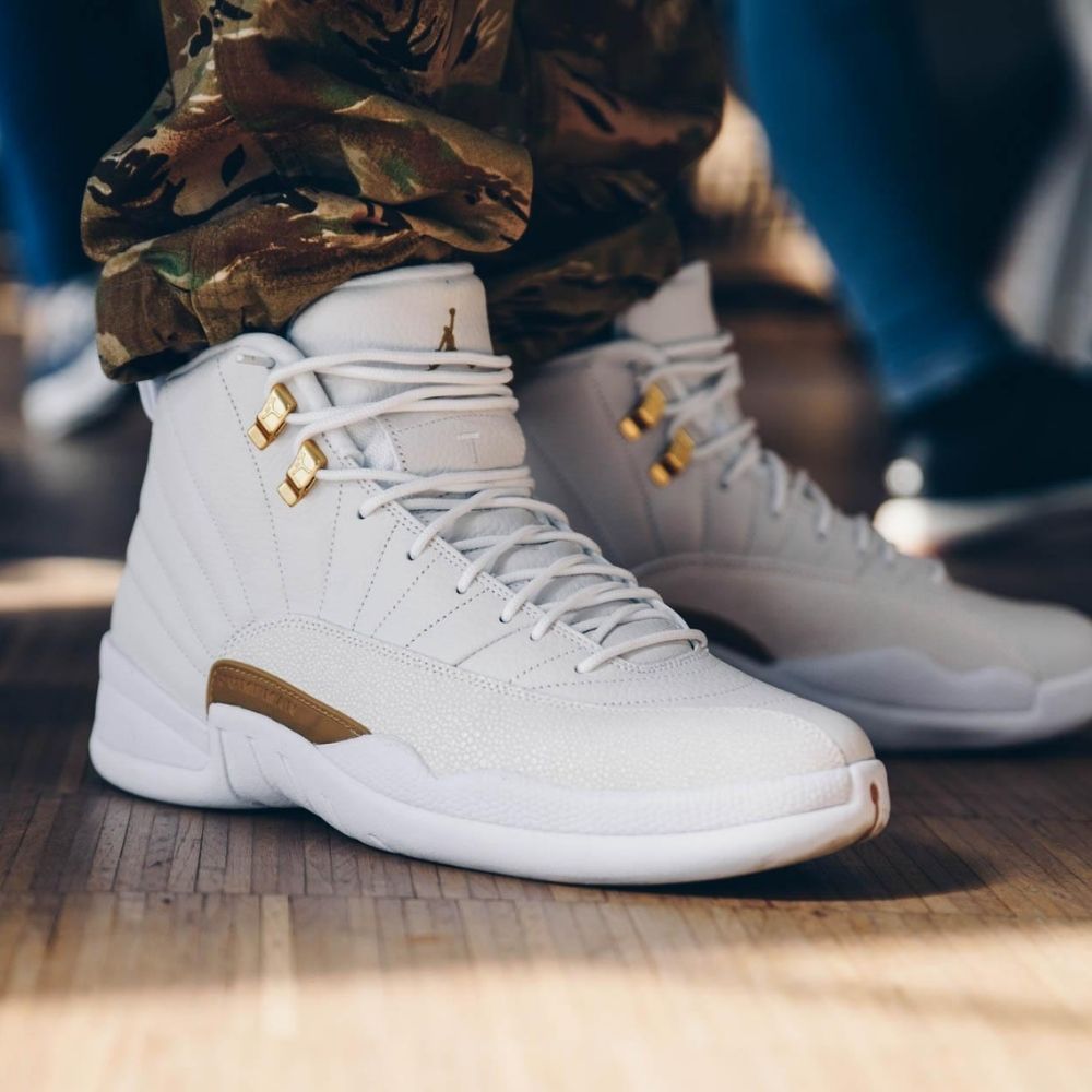 Real lifestyle image of Air Jordan 12