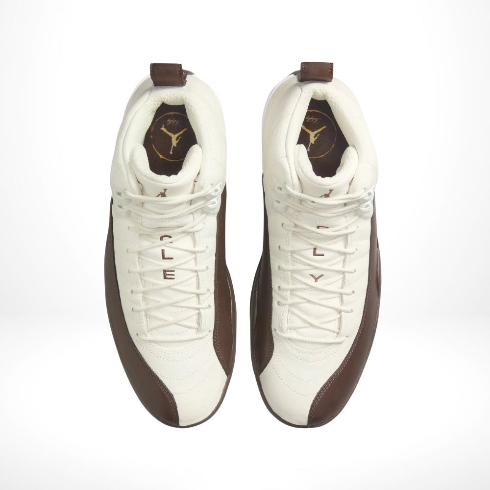Top-down view of the Air Jordan 12