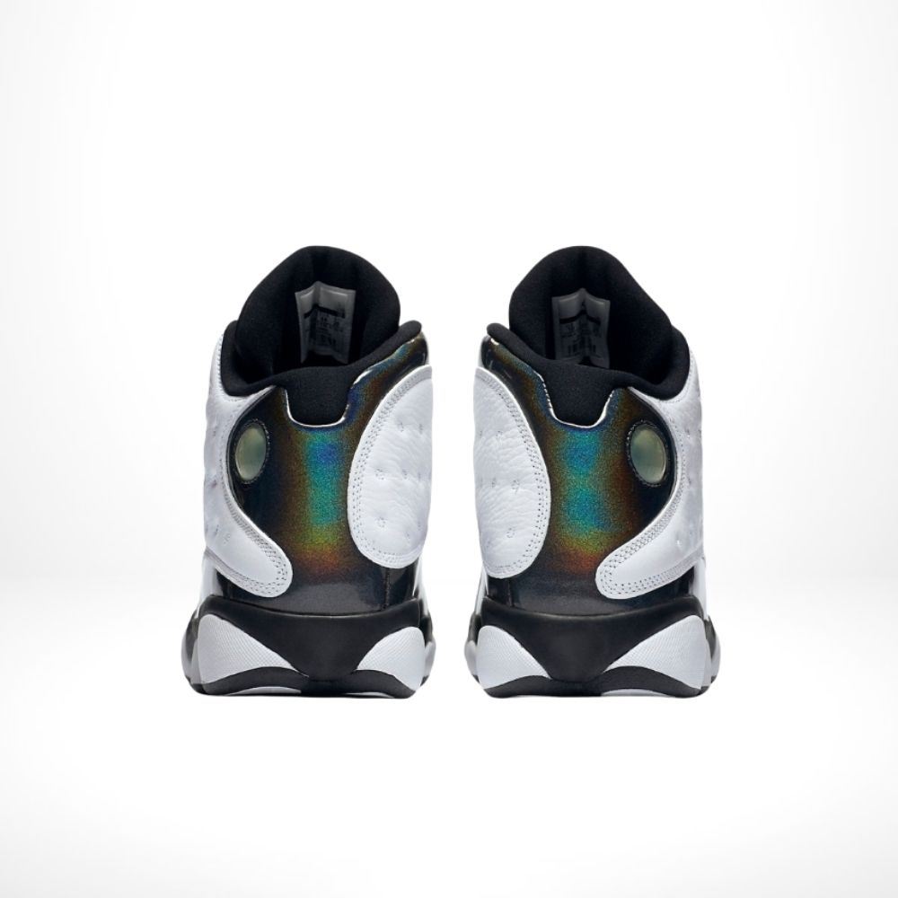 Rear view of the Air Jordan 13