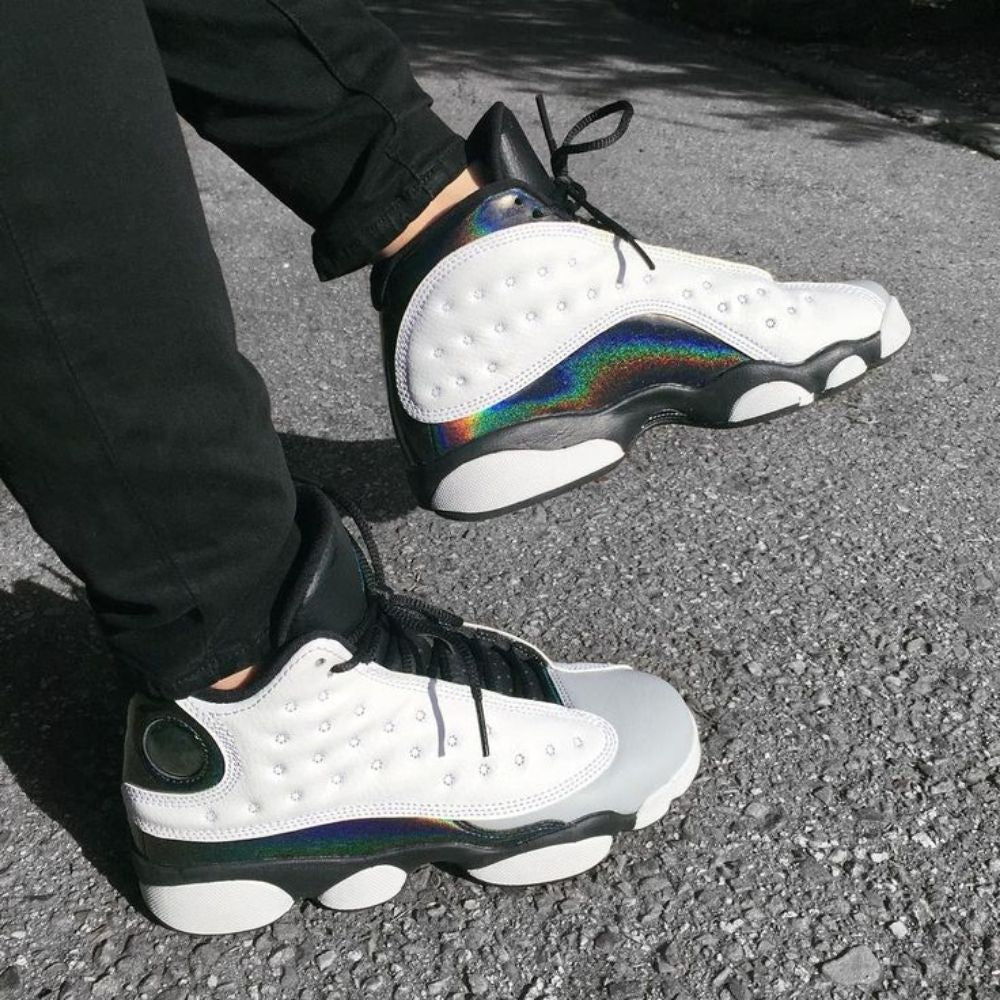 On-foot of the Air Jordan 13