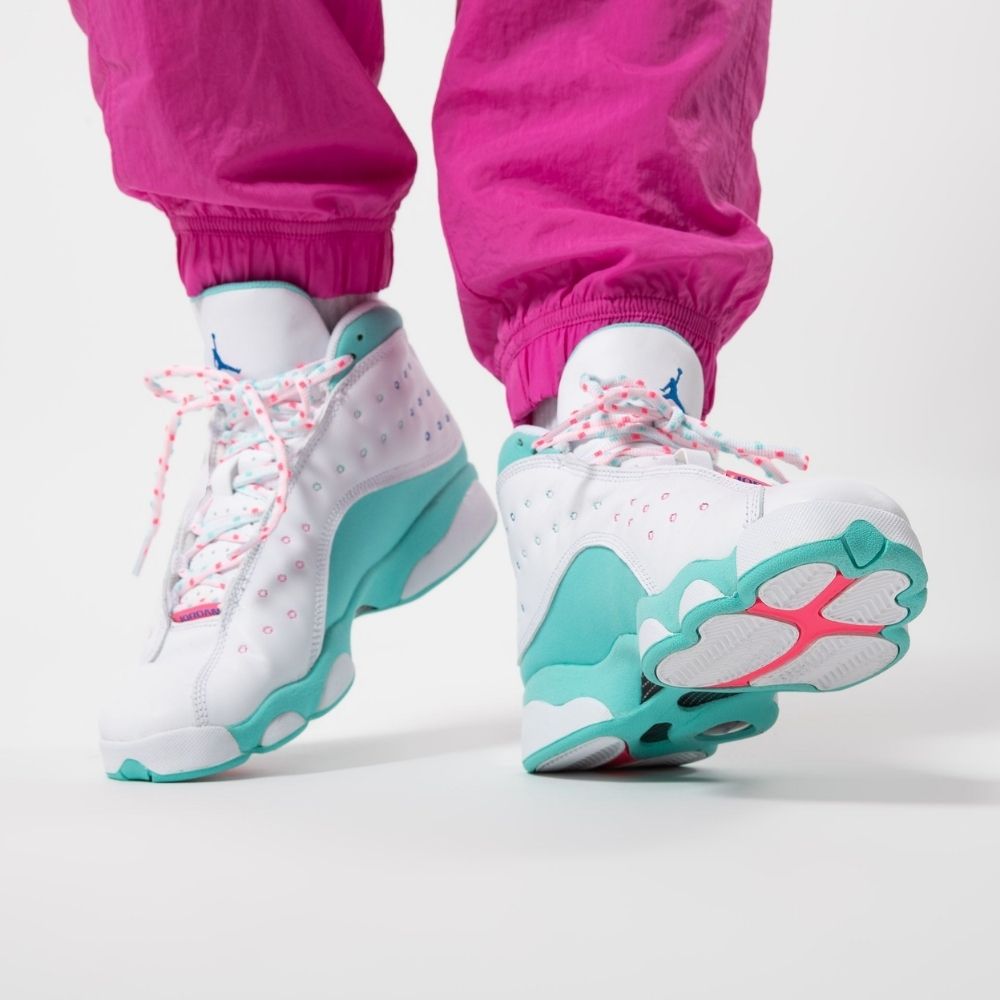 Real lifestyle image of Air Jordan 13