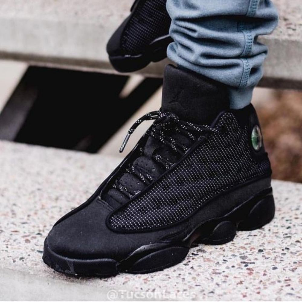 Real lifestyle image of Air Jordan 13