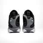 Rear view of the Air Jordan 13