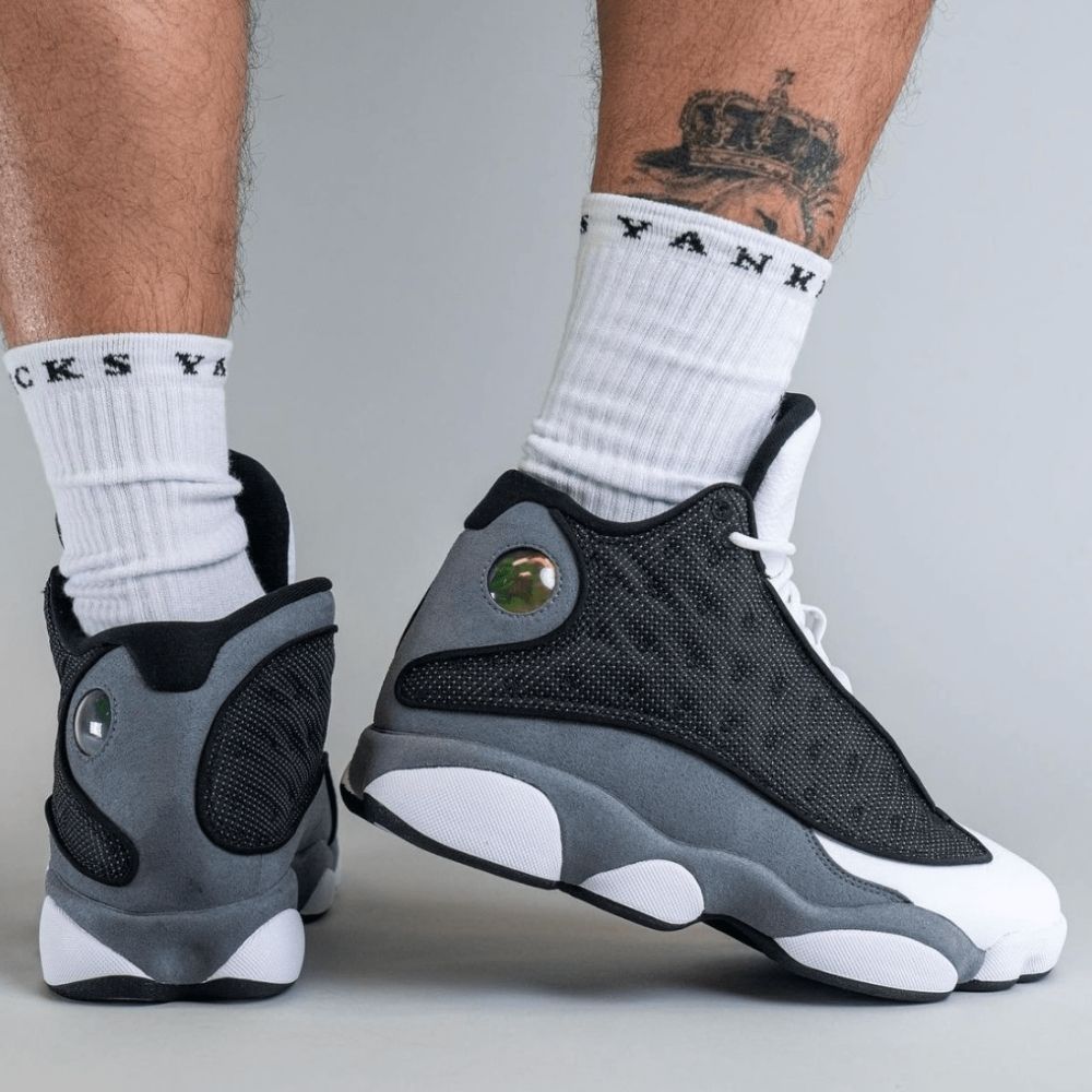 On-foot of the Air Jordan 13