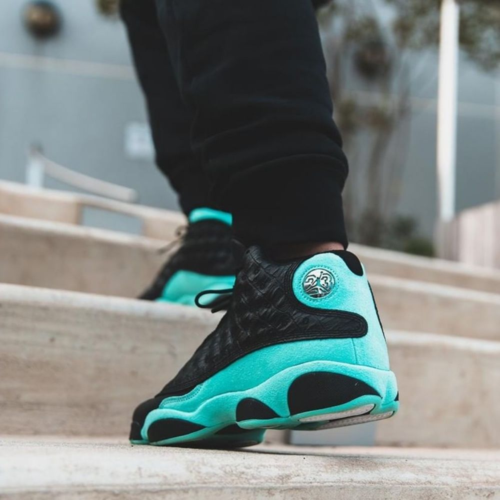 On-foot of the Air Jordan 13