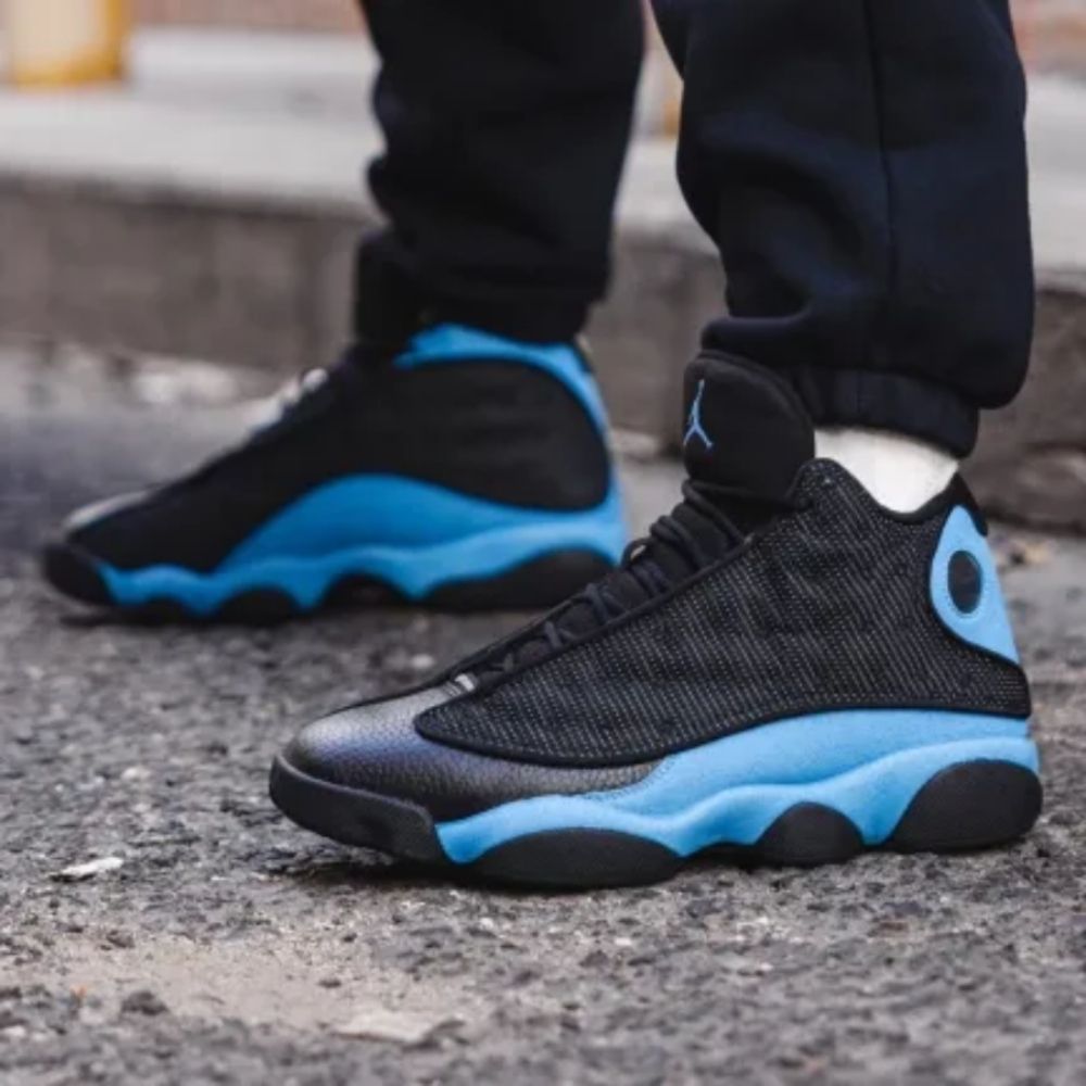 Real lifestyle image of Air Jordan 13