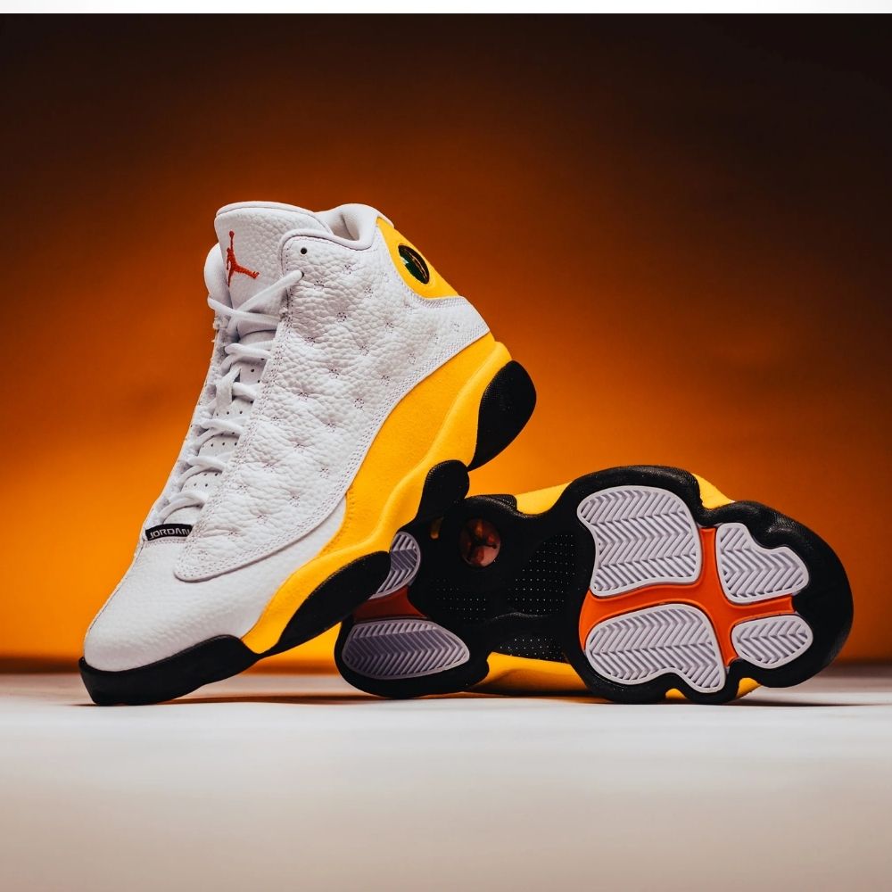 Real lifestyle image of Air Jordan 13