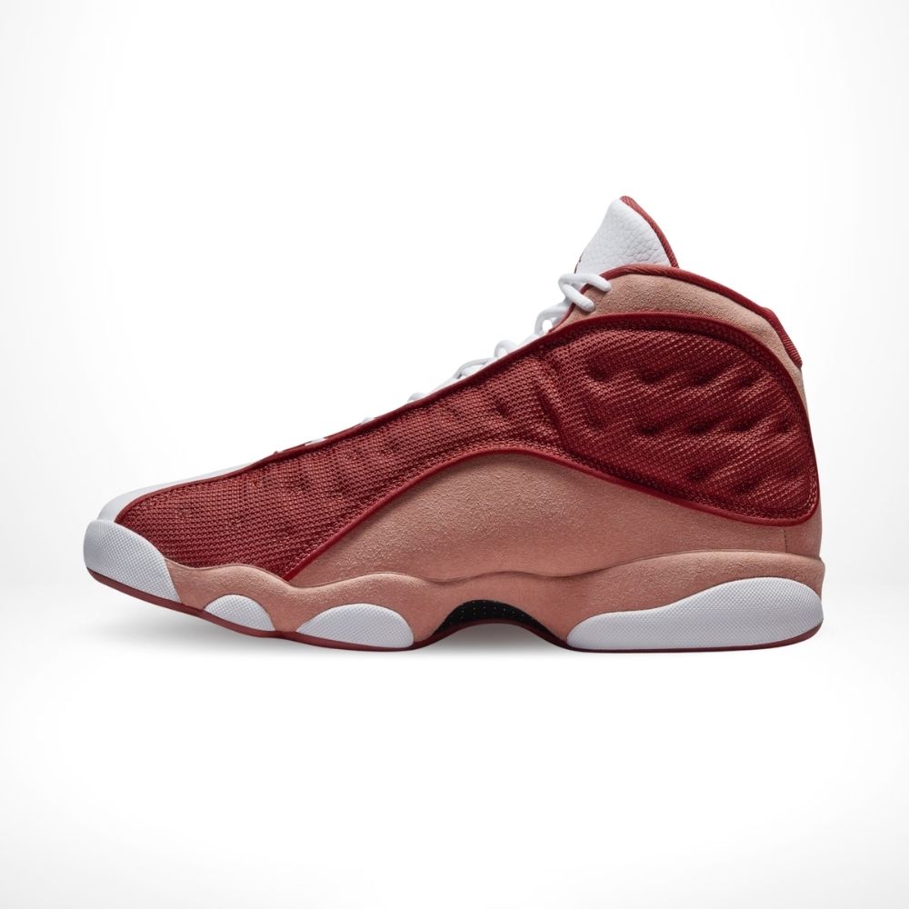 Medial side view of the Air Jordan 13
