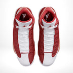 Top-down view of the Air Jordan 13
