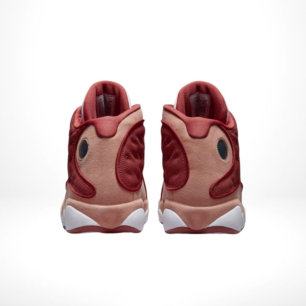 Rear view of the Air Jordan 13