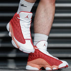 On-foot of the Air Jordan 13