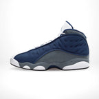 Medial side view of the Air Jordan 13