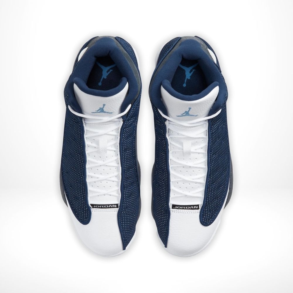 Top-down view of the Air Jordan 13