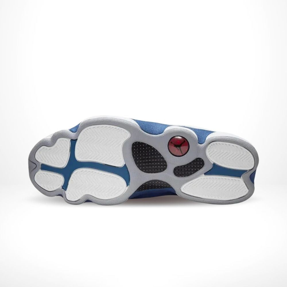 Bottom view of the Air Jordan 13