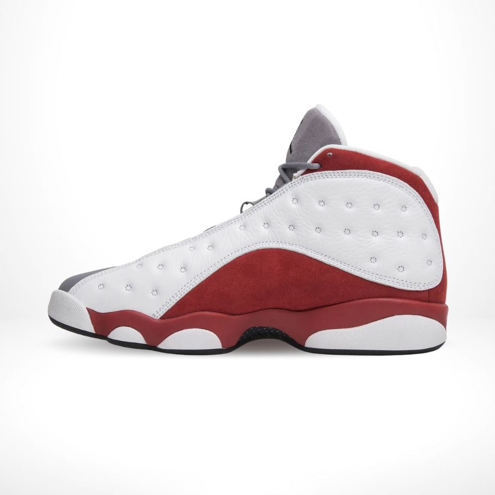 Medial side view of the Air Jordan 13