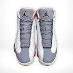 Top-down view of the Air Jordan 13