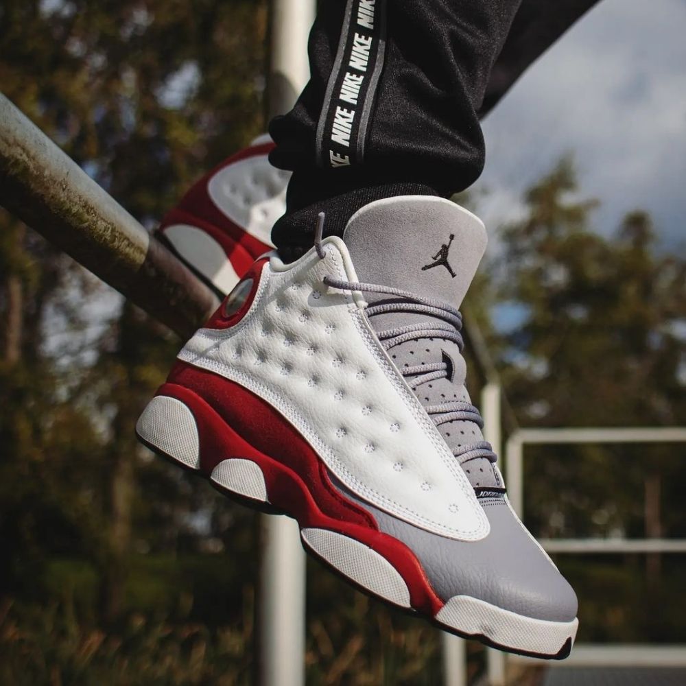 On-foot of the Air Jordan 13