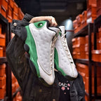 Real lifestyle image of Air Jordan 13