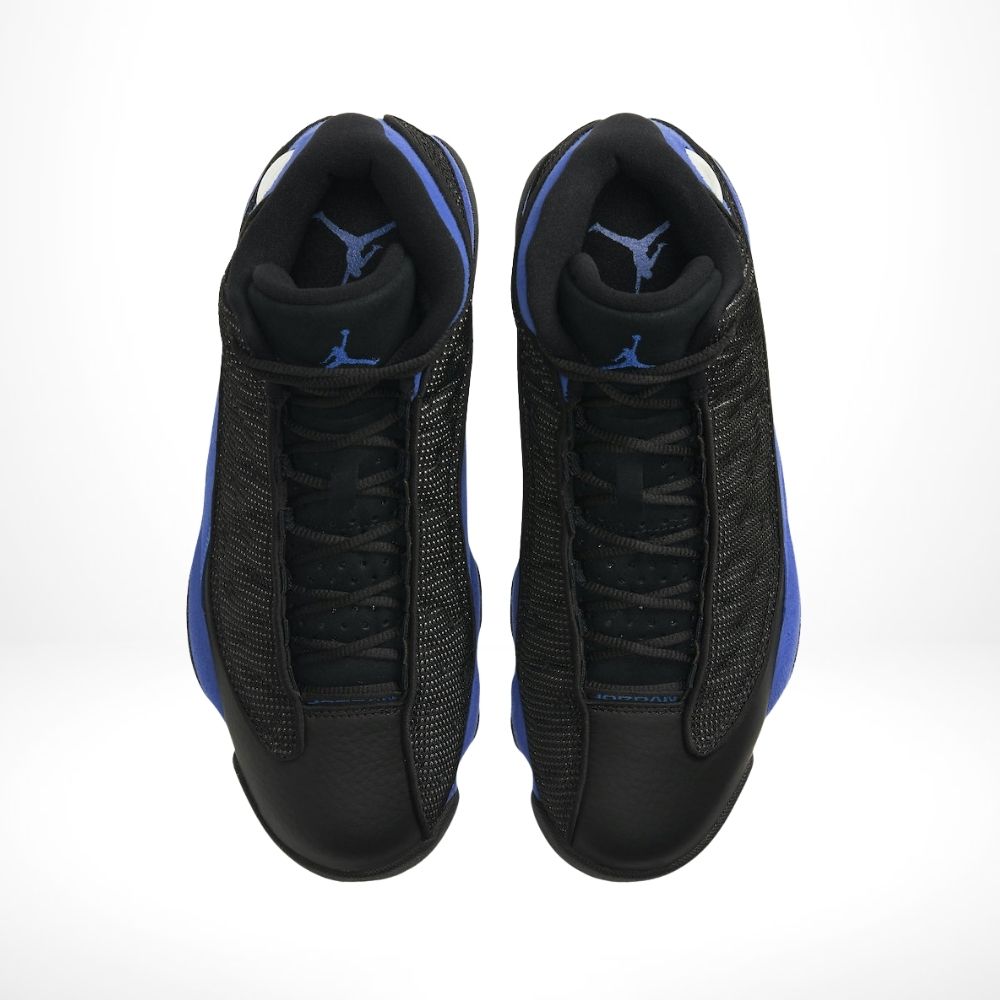 Top-down view of the Air Jordan 13