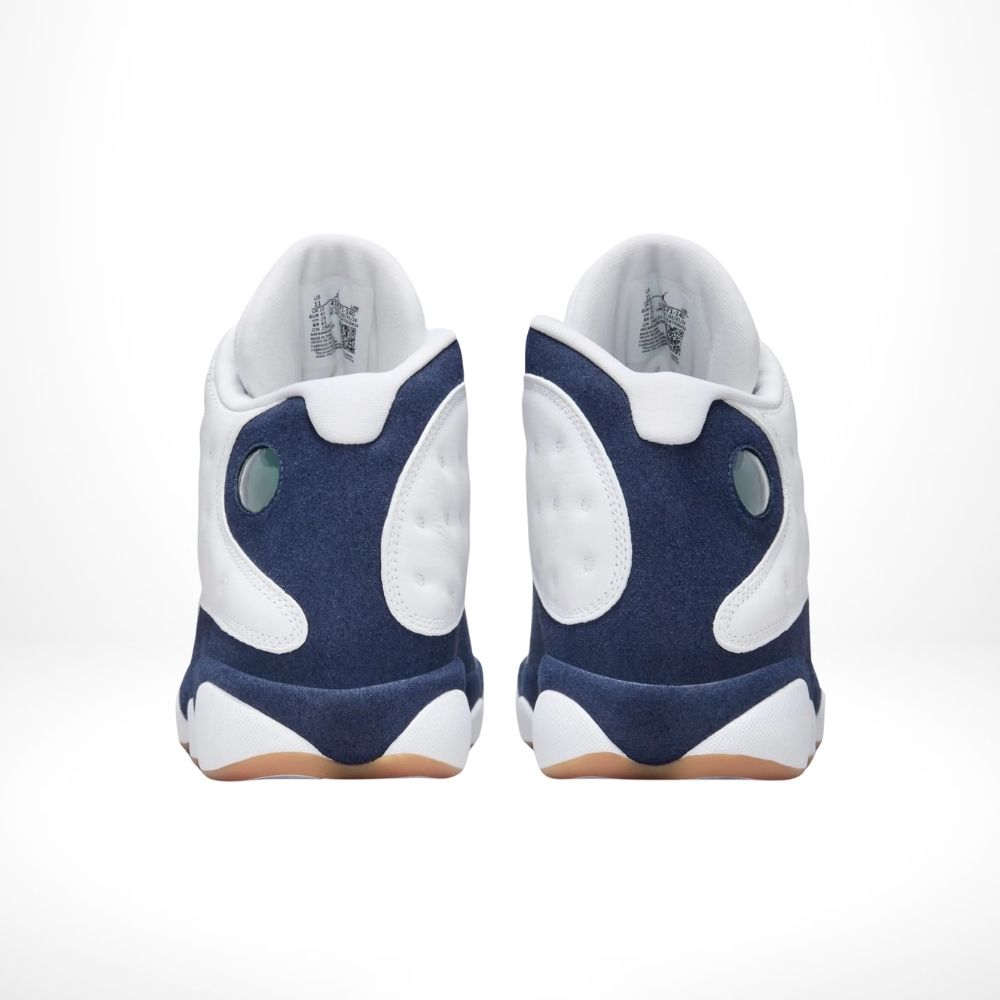 Rear view of the Air Jordan 13