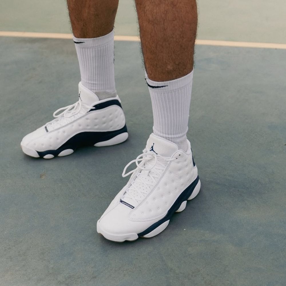On-foot of the Air Jordan 13