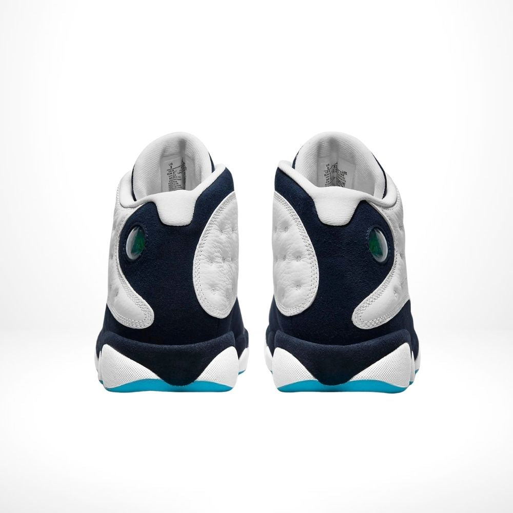 Rear view of the Air Jordan 13