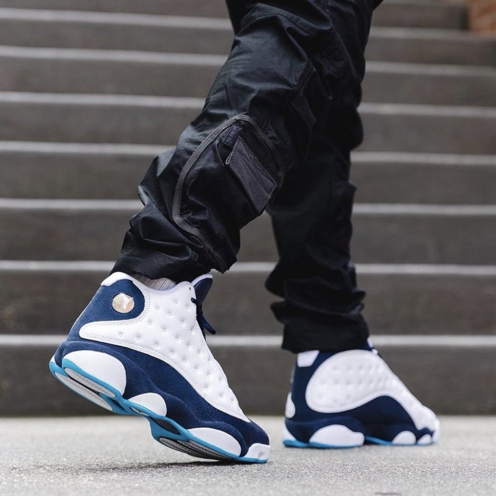 On-foot of the Air Jordan 13