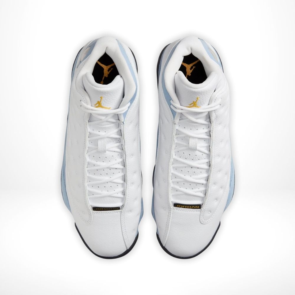 Top-down view of the Air Jordan 13