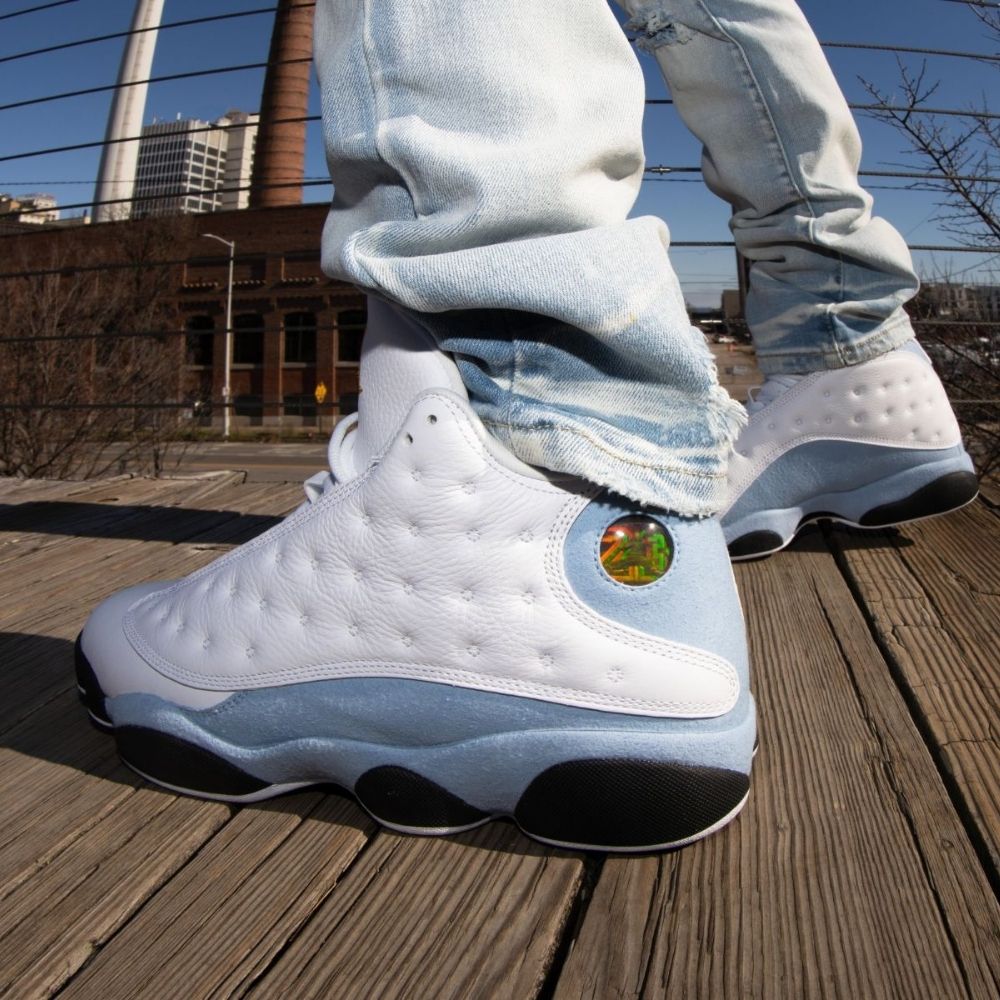 On-foot of the Air Jordan 13
