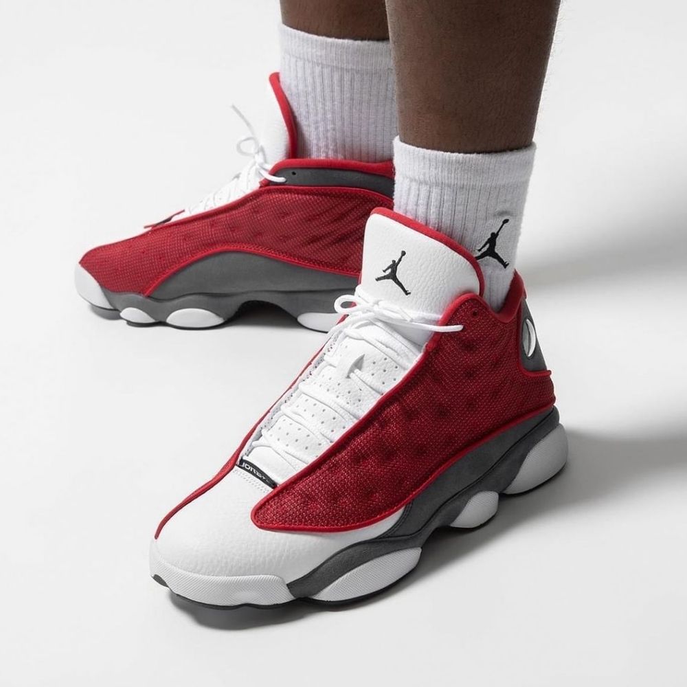 On-foot of the Air Jordan 13
