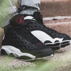 Real lifestyle image of Air Jordan 13