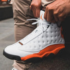 Real lifestyle image of Air Jordan 13