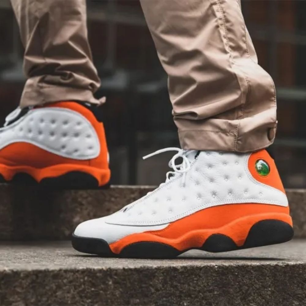 Real lifestyle image of Air Jordan 13