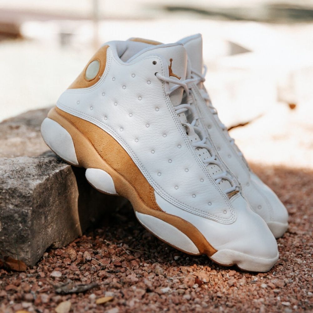 Real lifestyle image of Air Jordan 13