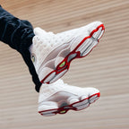 Real lifestyle image of Air Jordan 13