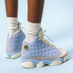 On-foot of the Air Jordan 13