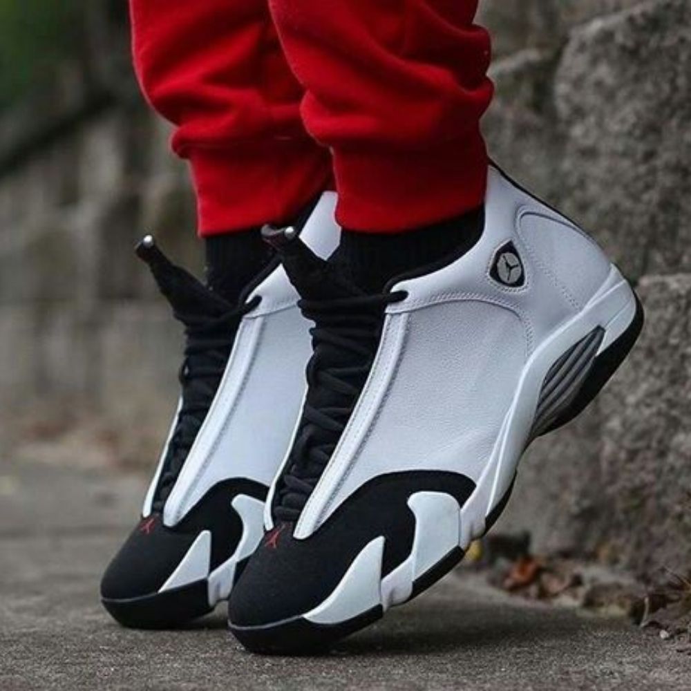 Real lifestyle image of Air Jordan 14