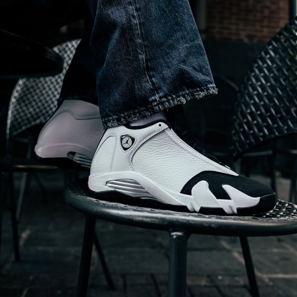 Real lifestyle image of Air Jordan 14