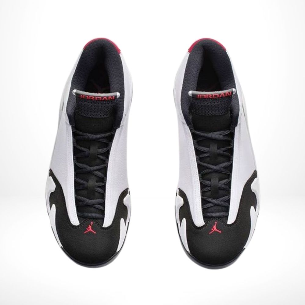 Top-down view of the Air Jordan 14