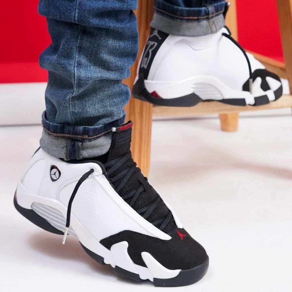 On-foot of the Air Jordan 14