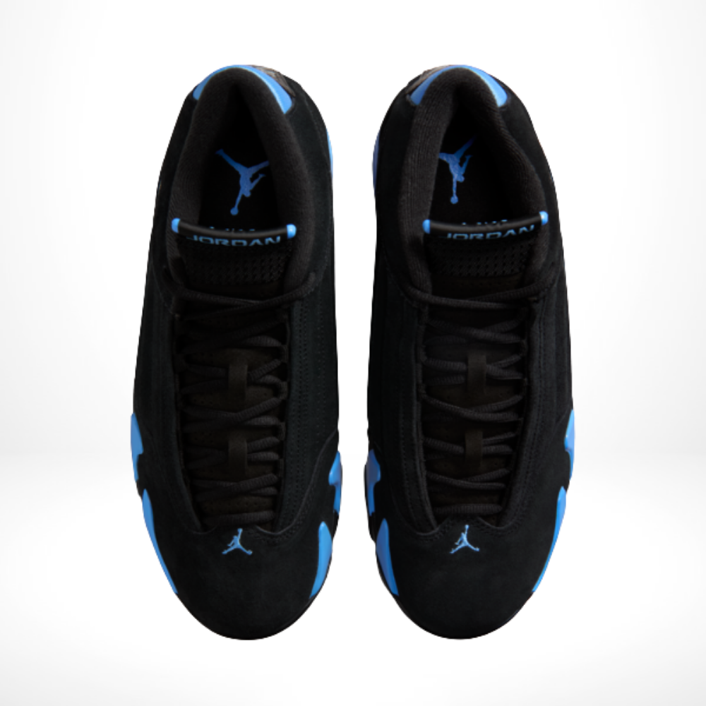 Top-down view of the Air Jordan 14