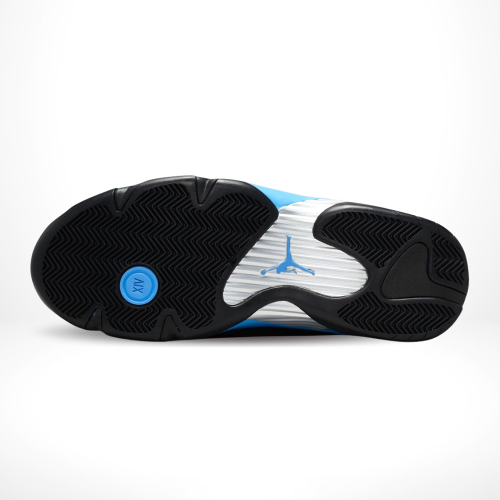 Bottom view of the Air Jordan 14