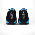 Rear view of the Air Jordan 14